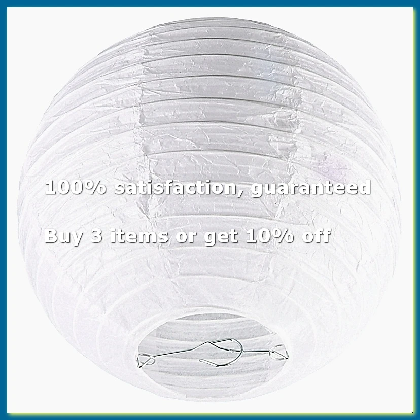 White Chinese/Japanese Paper Lantern/Lamp 8