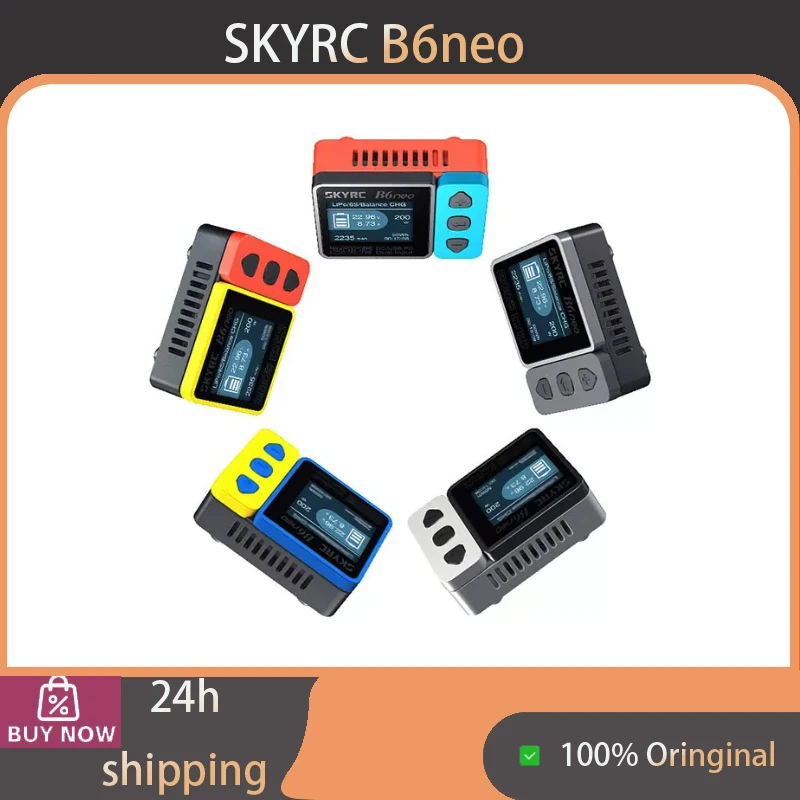 SkyRC B6neo Smart Balance Charger SK-100198 DC 200W PD 80W Compact 1-6S LiPo Battery Charger Discharger for RC FPV Drone