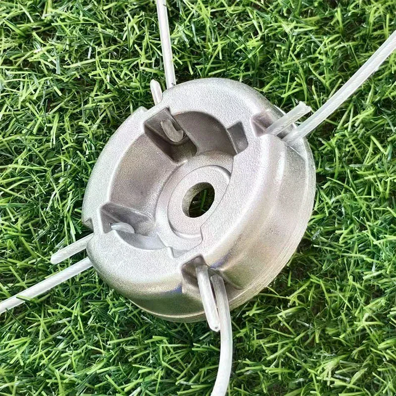Universal Aluminum Alloy Lawn Mower Head With Nylon Steel Lawn Mowing Line Lawn Mower Replacement Parts