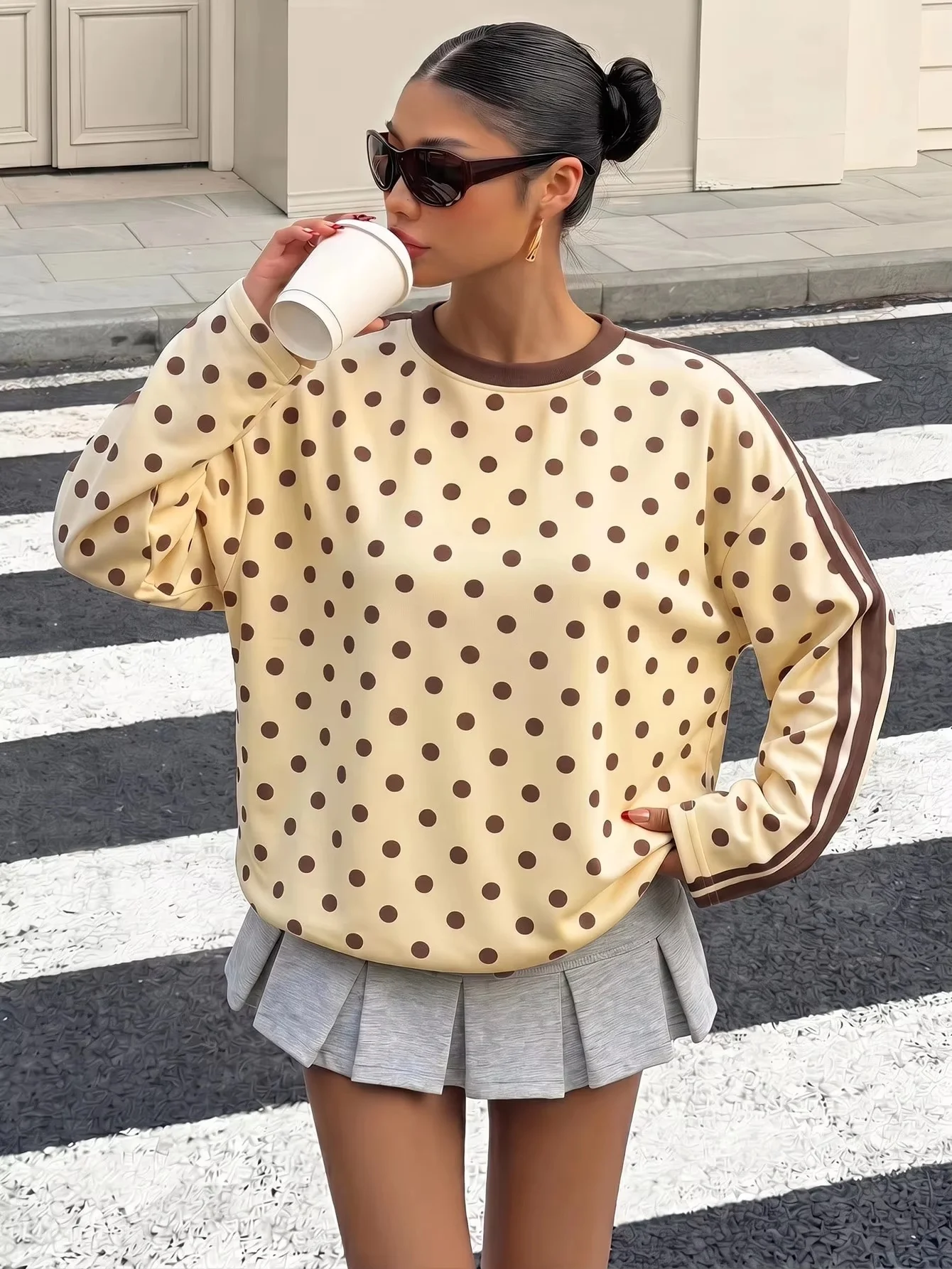 Women's Loose and Fashionable  - Street Fashion Tshirt 评论和价格