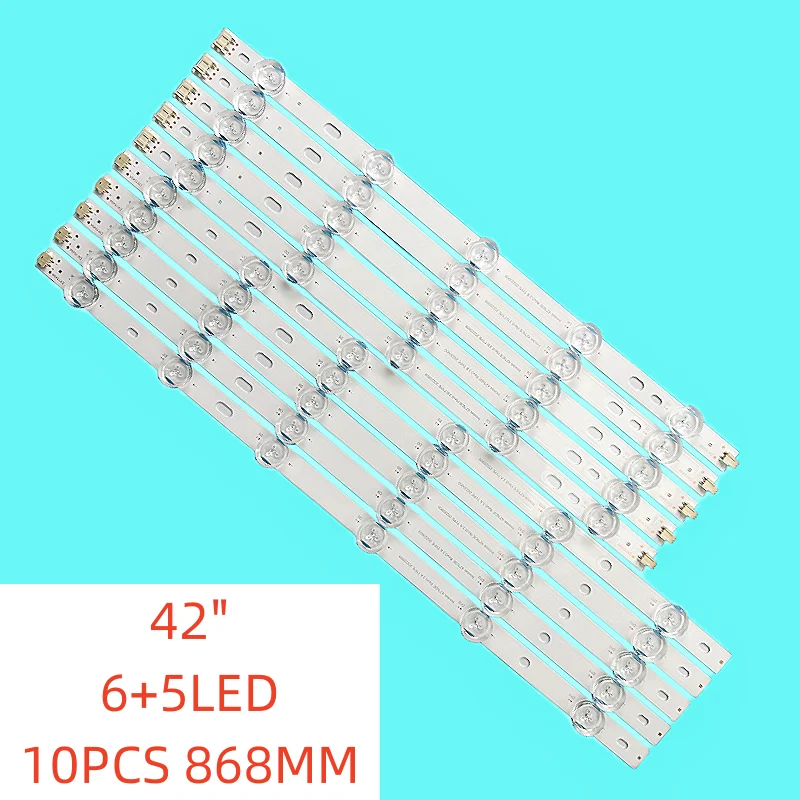 10PCS LED Backlight for LG Innotek 42''NDE Rev0.3 A/B Type 42LN5100 42LS315H-CA 42LS3150-CA 42LM3450 42LS345T SVL420A60 HC420DUN