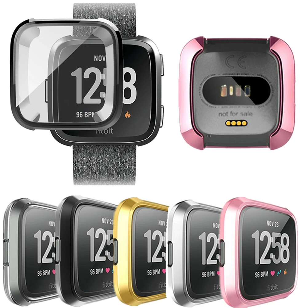 Electroplating Protective Shell TPU Case for Stopwatch Wrist Watch Lightweight Shockproof Bumper Cover Full Edge