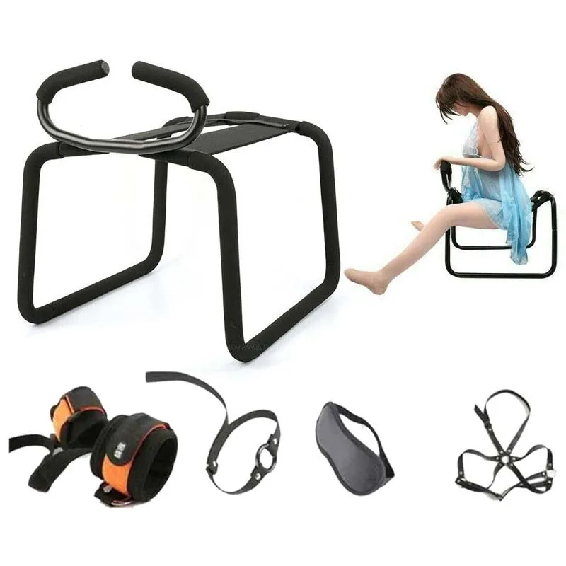 

Toughage Sex Aid Bouning Chair Detachable Bed Love Position Stool With Bondage Kit Sex Toy For Couple Fun Adult Sm Products