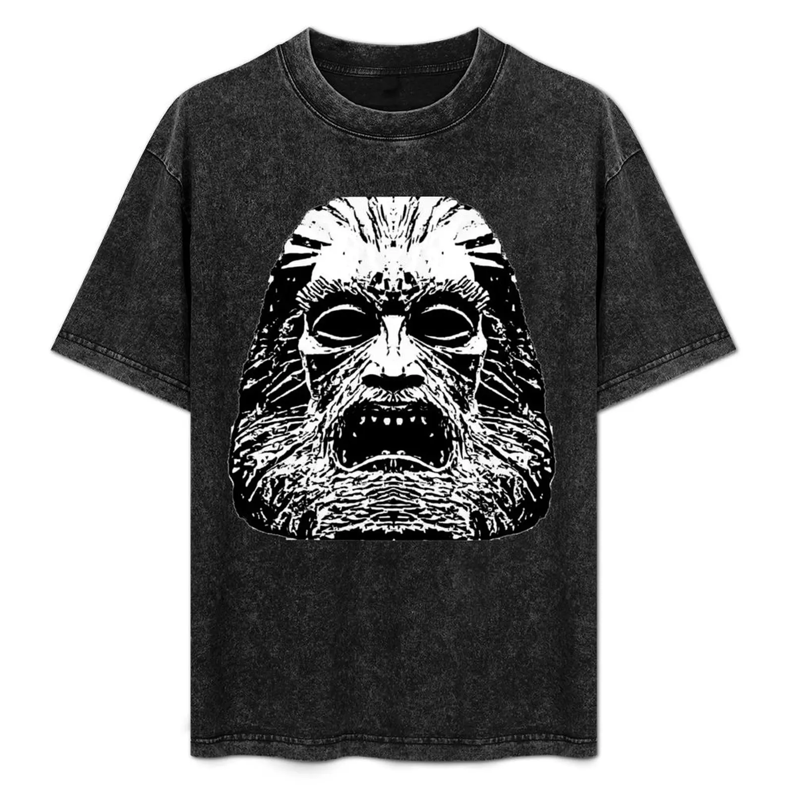 Zardoz - Stone Head (1974) Black on white. T-Shirt shirts graphic tees customizeds mens graphic t-shirts hip hop