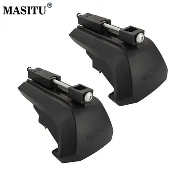 ks univerzálních střešních nosičů Paw Foot, horní tyč, konec příčky, montážní držák, svorka, používaná pro vozidla se samostatnými zábradlími 10 nejlepší prodej univerzální svorka na střešní nosič - №6