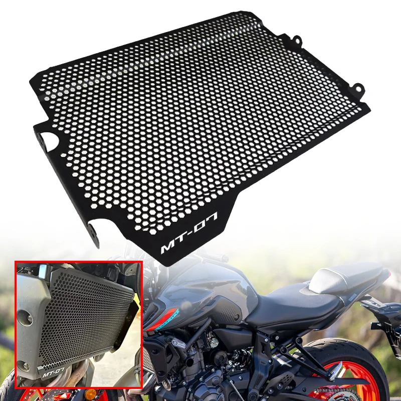 

Fit For Yamaha MT-07 FZ-07 MT07 MT FZ 07 FZ07 2011-2023 Motorcycle Radiator Grille Guard Protective Cover Oil Cooler Protector