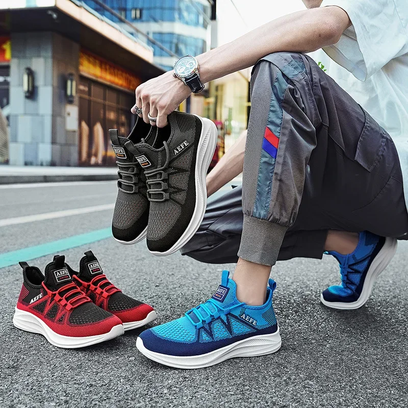 

Plus Size Men's Shoes Skateboard Tenis Leisure Sports Running Tide Shoes Breathable Lightweight Running Shoes Skateboard