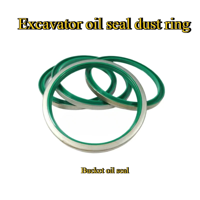 Oil seal Excavator bucket shaft grease seal dust ring wear-resistant horse pull head inner sleeve bucket pin grease Komatsu Sany