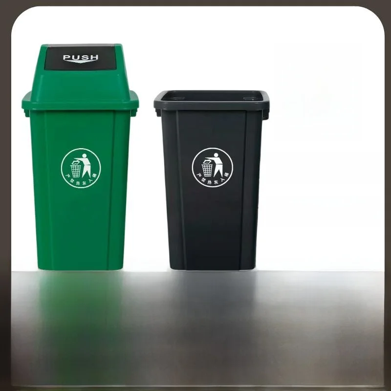 

Large Capacity Square Kitchen Waste Bin Commercial Use without Lid for Home Dining Cabinets Garbage Can Storage Bucket