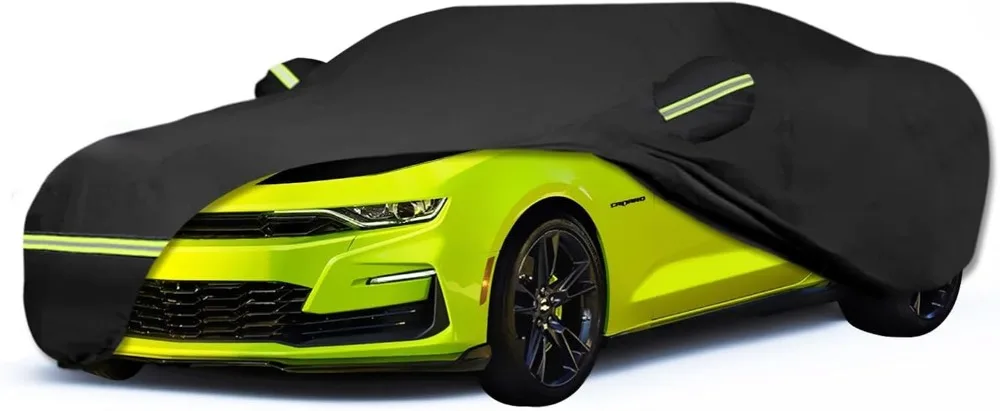 

Waterproof Car Cover for 2010-2023 Chevy Camaro, Heavy Duty All Weather Protection Outdoor Use