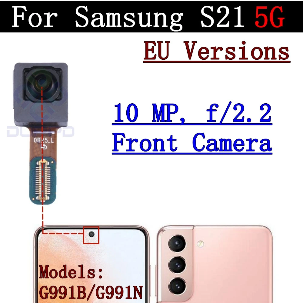 Frontal Selfie Front Camera Module For Samsung Galaxy S21+ Ultra S22+ Ultra S23+ Ultra S21FE G991 G998 S901 S908 S918