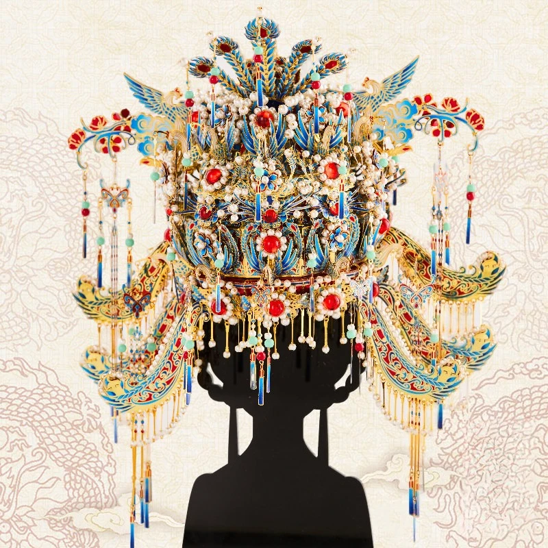 Handmade Material Packaging Phoenix Crown 3D Metal Puzzle Valentine's Day Wedding Gift