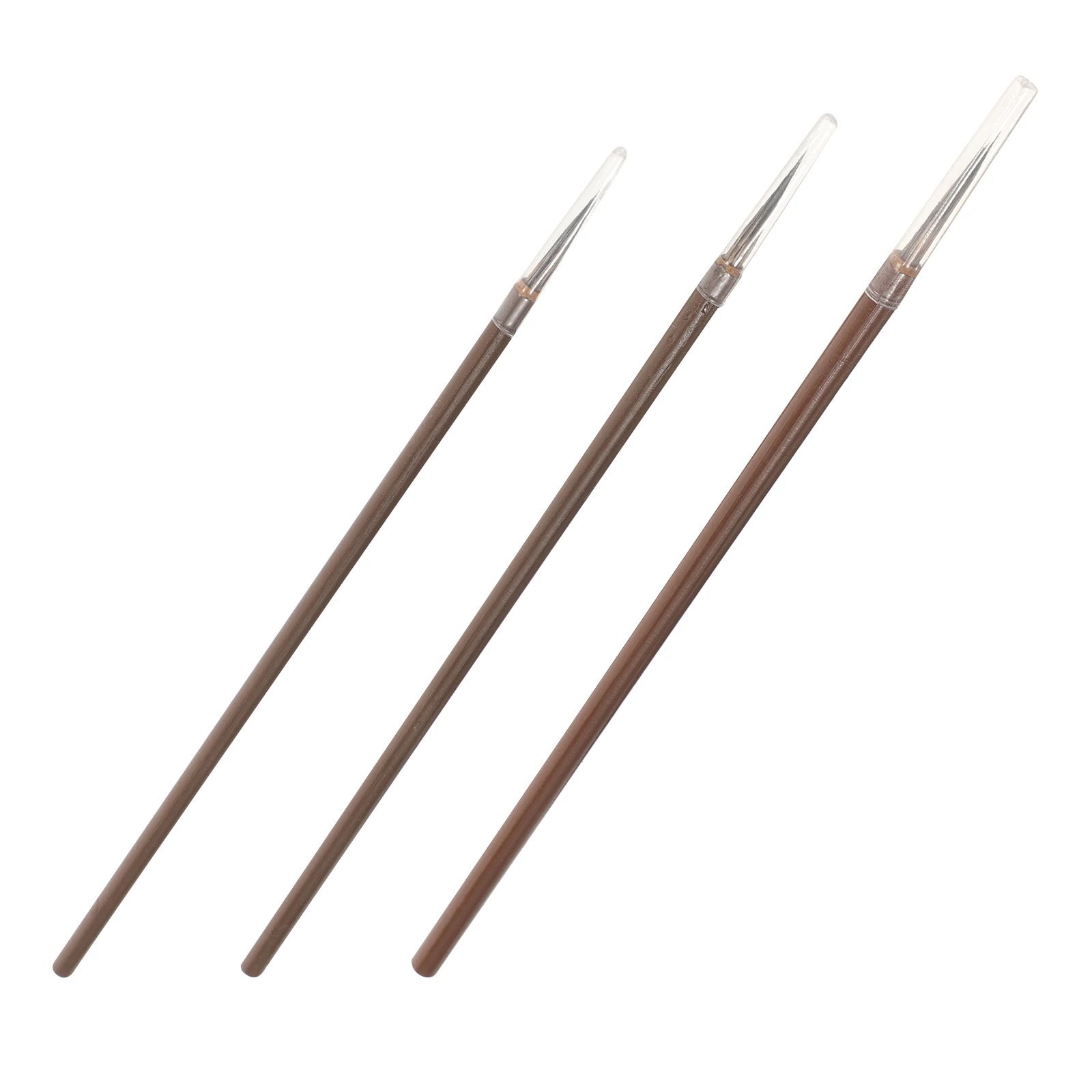 

3 Pcs Calligraphy Brush Set Fine Wolf Hair Pens for Beginners Ideal Traditional Chinese Painting Line Drawing Large Medium Small