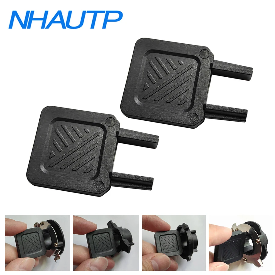 NHAUTP 1 Pair ABS H7 LED Adapter Holder Installation Tool Key