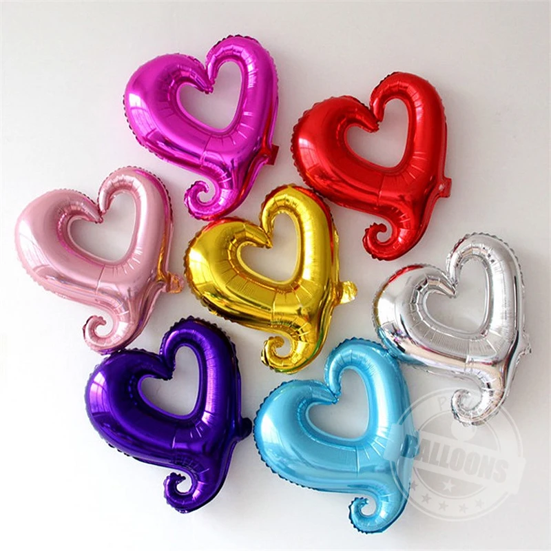 

2-5pcs 18inch Heart-Shaped Aluminum Film Balloon Wedding Party Decoration Love Valentine's Day Birthday Proposal Scene Decor