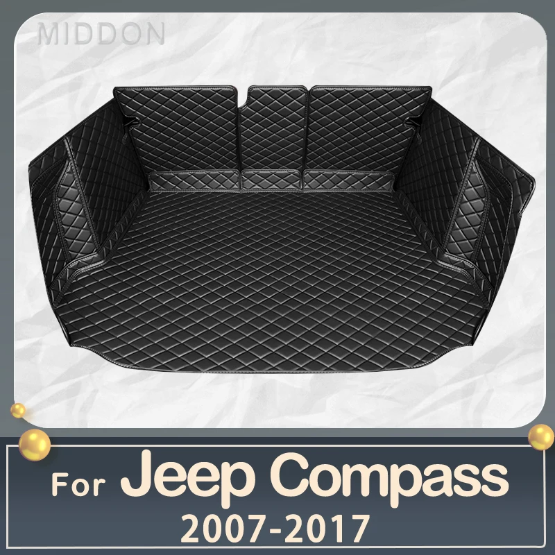 

Car trunk mat for Jeep Compass 2007 2008 2009 2010 2011 2012 2013 2014 2015-2017 cargo liner carpet interior accessories cover