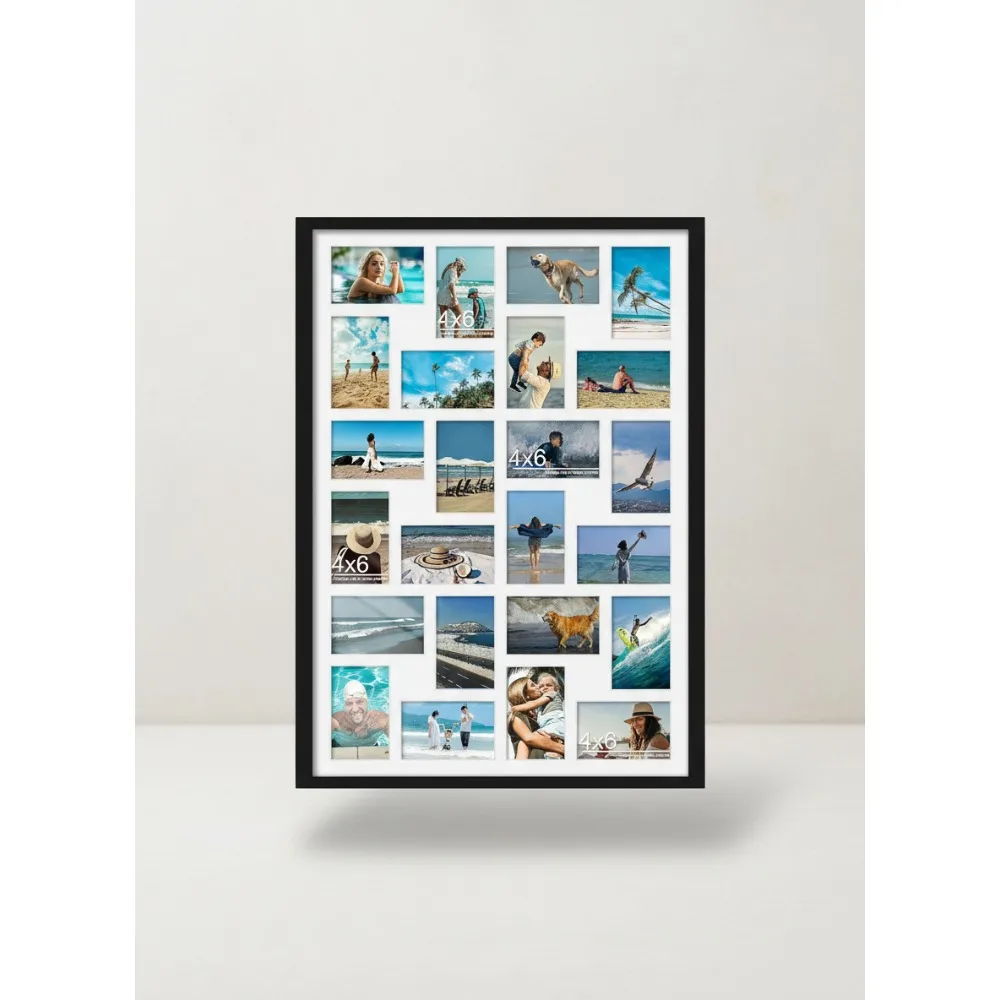 22x32 إطار صور مجمعة عرض 24 4x6 صور أفقية عمودية جدار ديكور المنزل هدية