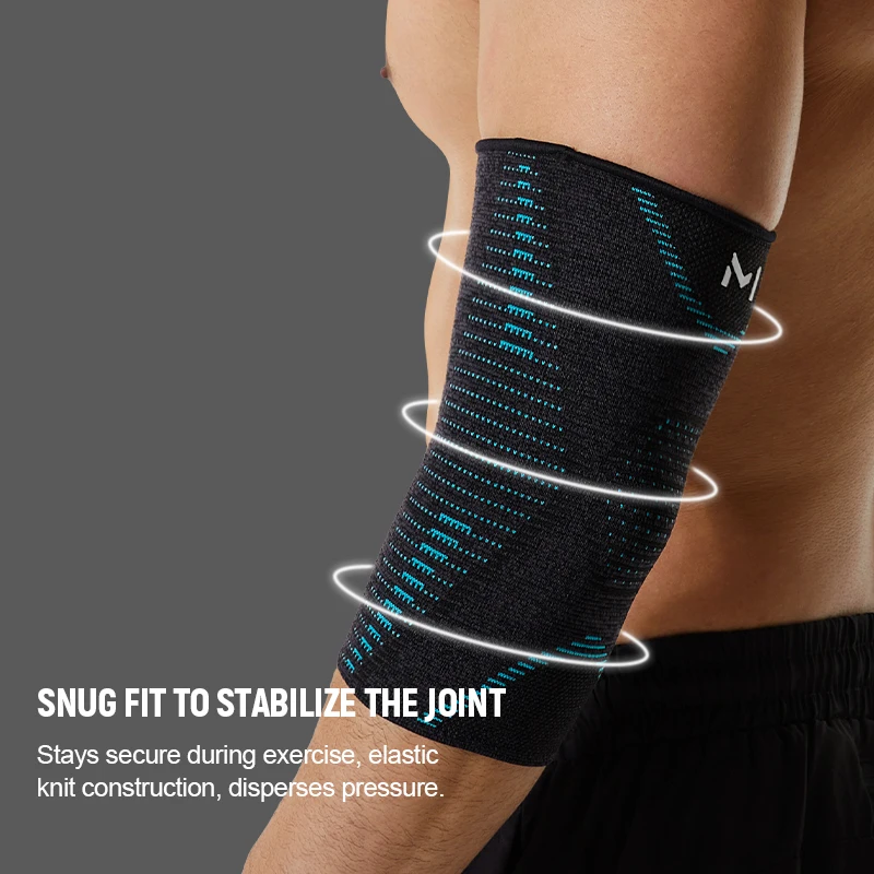 1pc/2pcs Nylon Elbow Compression Sleeve, Elastic Tennis Elbow Braces For Tendonitis, Arm Supports Golfer Elbow Support