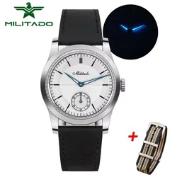 Militado ML09 36mm Men Watch VD78 Quartz Movement Bubble K1 Crystal Luminous Watches Stainless Steel 316L Waterproof Wristwatch