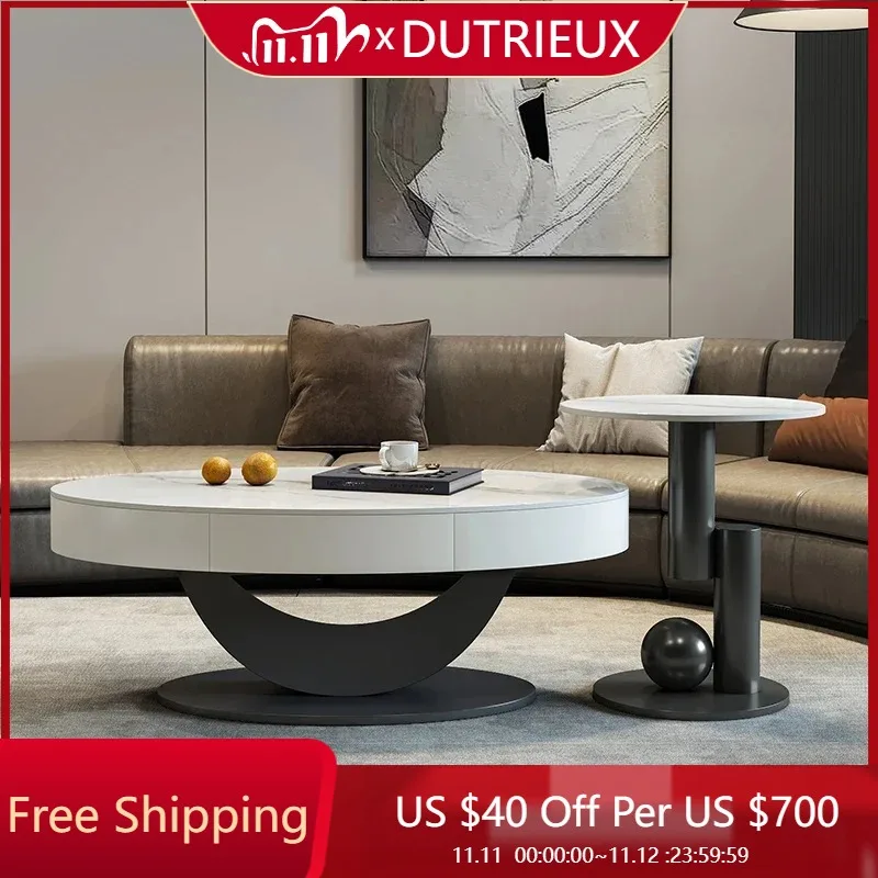 

Decoration Aesthetic Coffee Table Unique Style Glam Premium Coffee Tables Design Storage Mesa Auxiliar Living Room Decoration