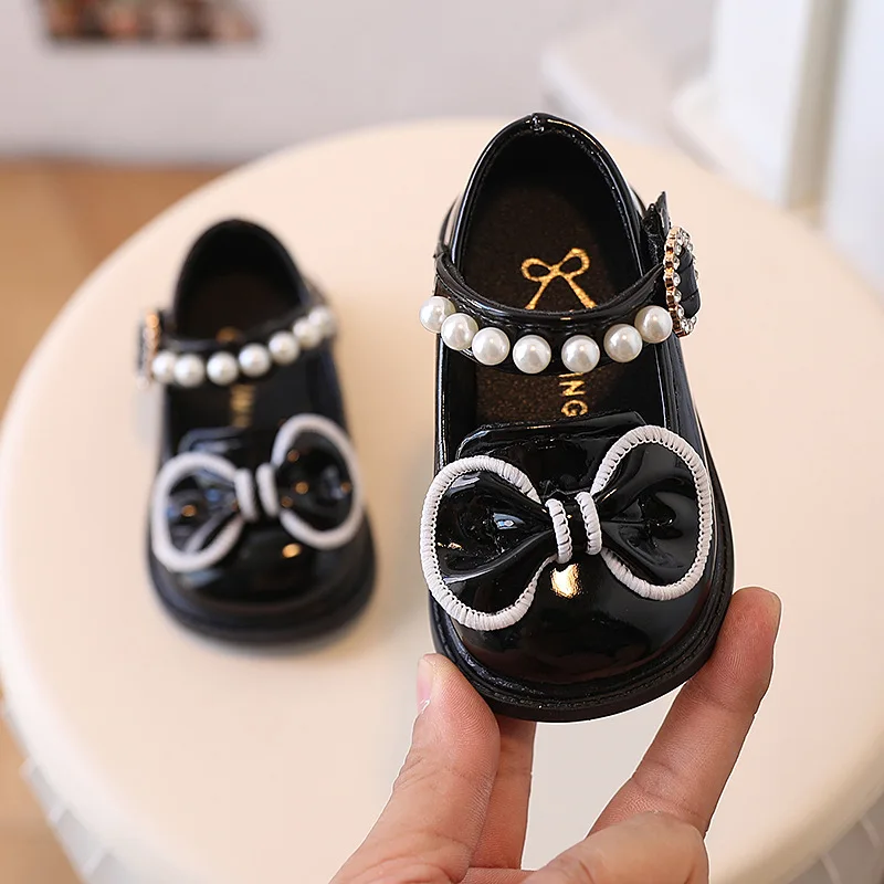 Zapatos Niña Children Leather Shoes Spring Soft Soled Baby Walking Shoes Fashion Princess Shoe Mary Jane Shoe Kids Shoes Lolita