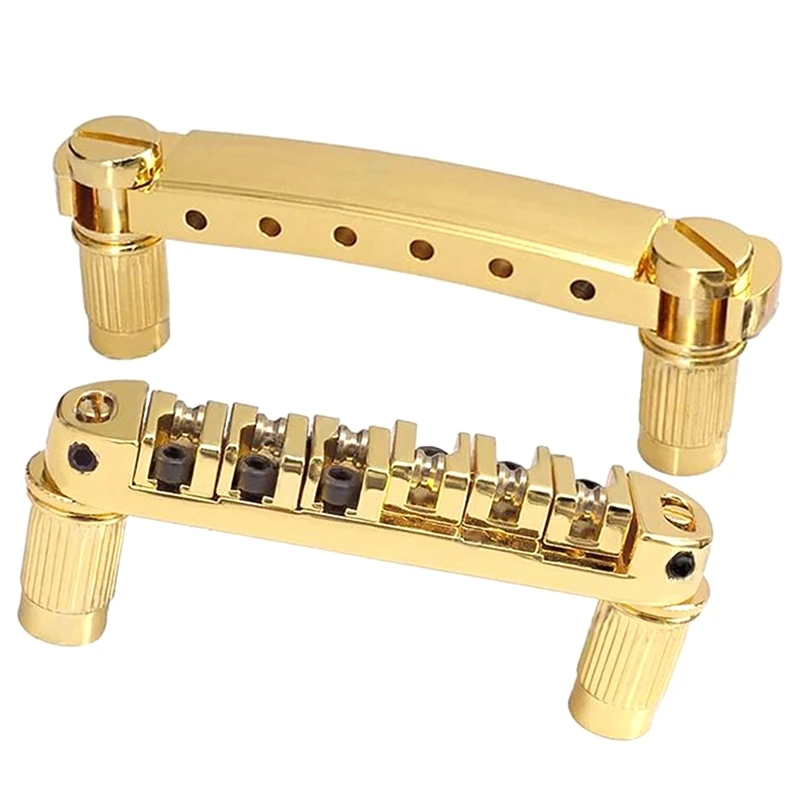 Roller Saddle Bridge ABR-1 Tune-O-Matic Bridge Tailpiece Bridge For Guitar Replacement Accessories