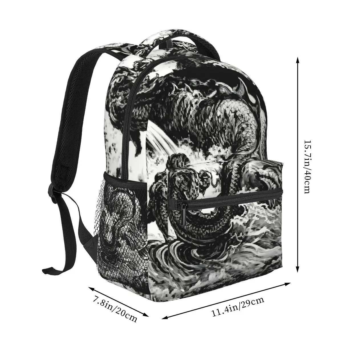 Norwegian Black Metal Symphony Backpack Hot Sale Daypack Large Capacity Children BookBag School Bag Shoulder Bags for Men Women