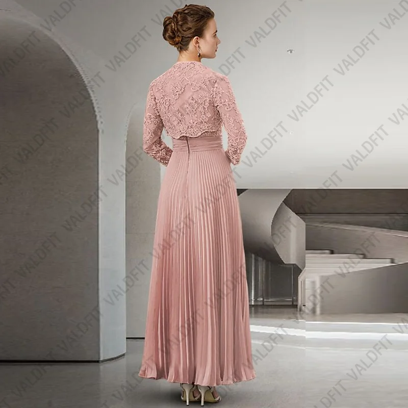 Customized Ankle Length Pink Mother of the Bride Dresses Wedding Party Guest Evening Gowns vestidos para madre de novia 2024