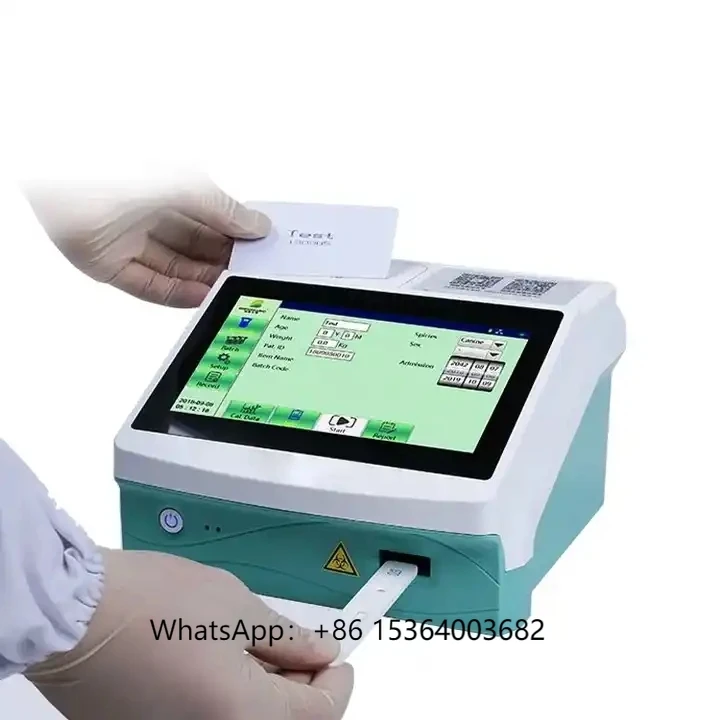 

Medical Automatic Dog Animals Pet Canine Veterinary Hormone Rapid Test Poct Fluorescence Immunoassay Quantitative Analyzer