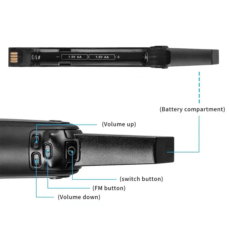 UHF Microphone Professional Dual Wireless Microphone Handheld Mic for Stage Performance Conferences Speech Karaoke Home System