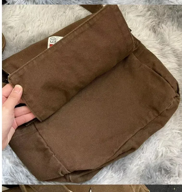 Miyagawa nowa szkolna pikantna dziewczyna w stylu Vintage torba listonoszka wykonana ze starej torby Crossbody w stylu casual z aplikacjami na ramię