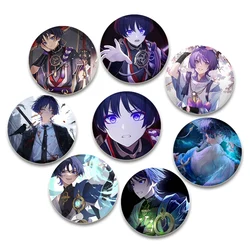 32/44/58mm Hot Game Anime Genshin Impact Pin Cartoon Character Wanderer/Balladeer Brooch Badge Bag Decor Fans Collect Friends