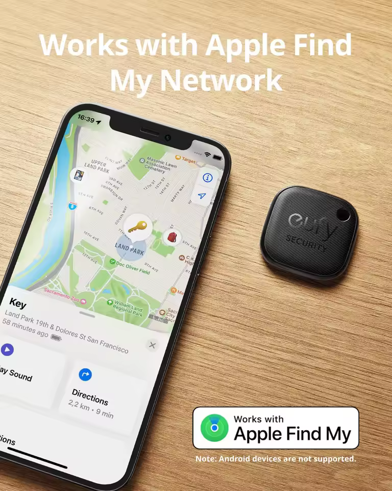 eufy SmartTrack Link - איתור חכם לציוד סקי עם תואם Apple