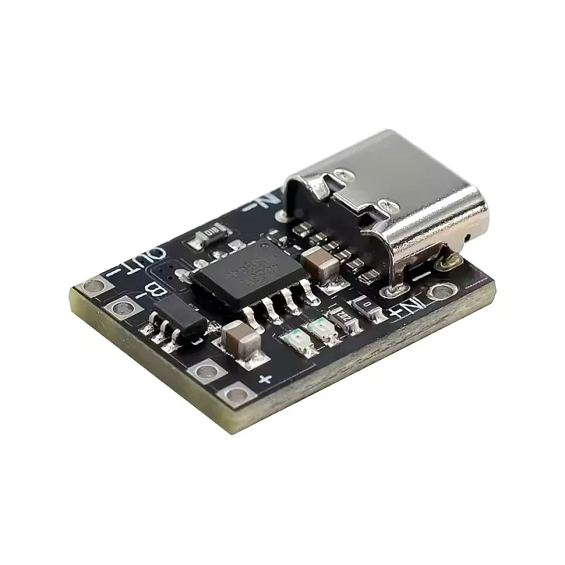 Ultra-small ternary lithium battery charging board with 1A 3.7V 4.2V charging module, Type-C interface, with protection board