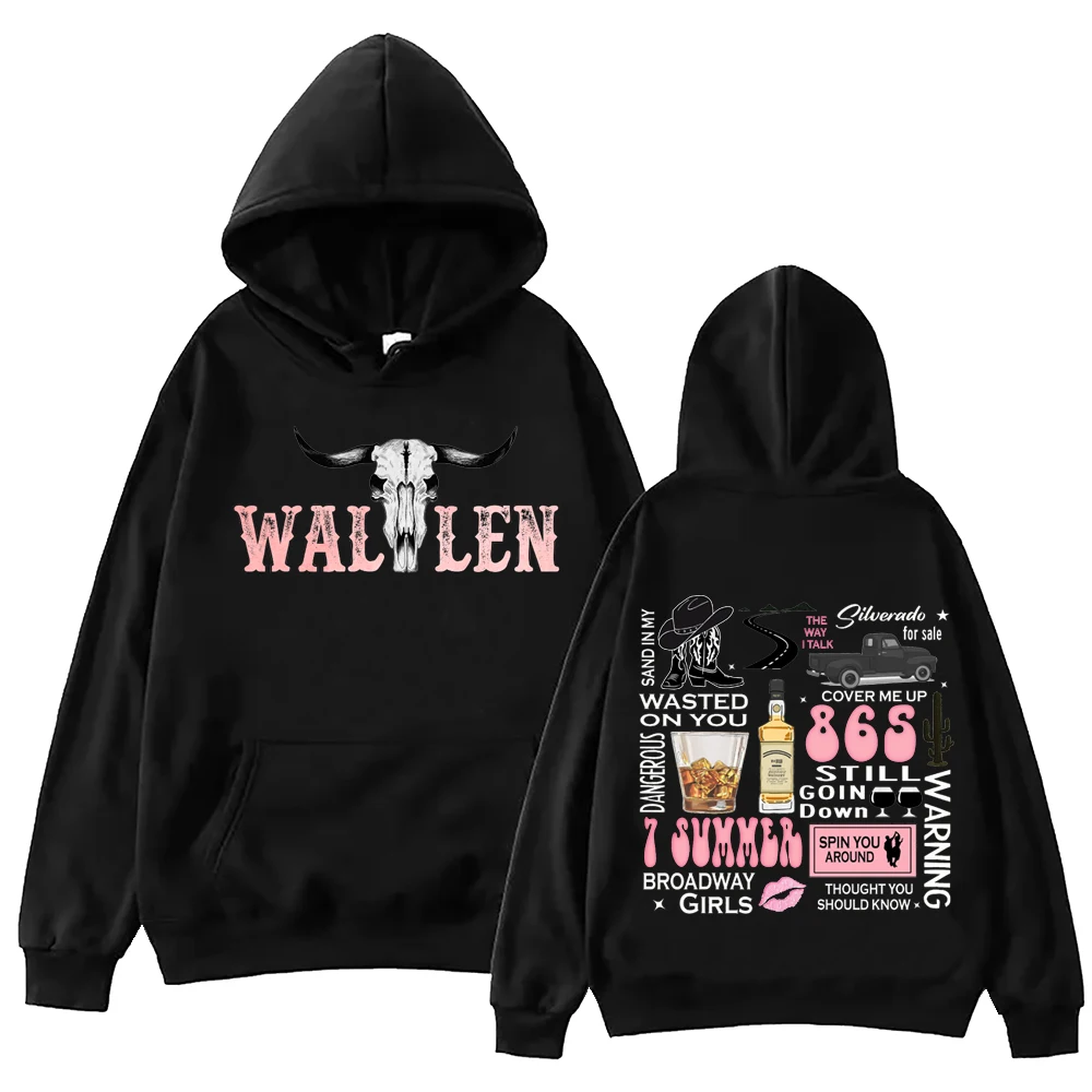 Morgan Wallen Hoodie Harajuku Hip Hop Pullover Tops Popular Music Sweatshirt Fans Gift