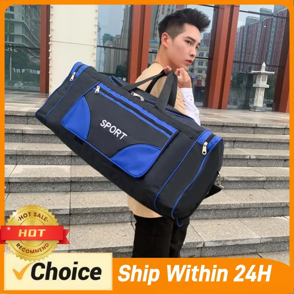 

Oxford Fitness Bag Large Capacity Sports Backpack Purse Waterproof Multifunctional Adjustable Shoulder Strap for Travel Swimming