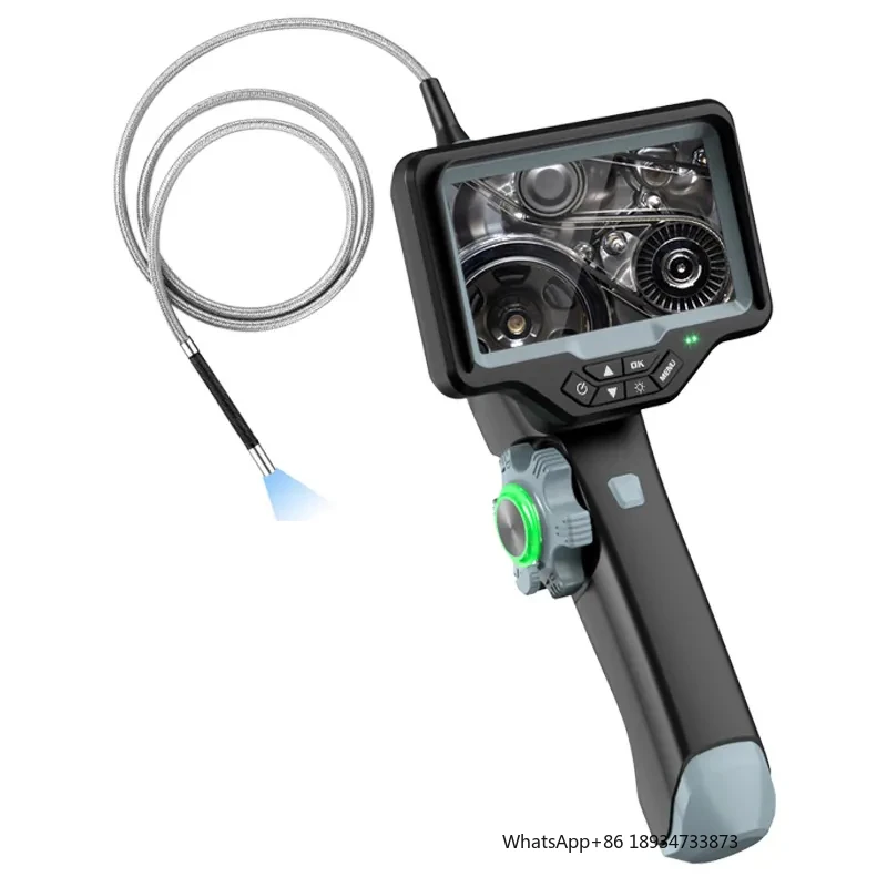 CT40 best selling borescope 4mm inspection borescope camera HD quality articulated video endoscope with Fiber Optic Lens