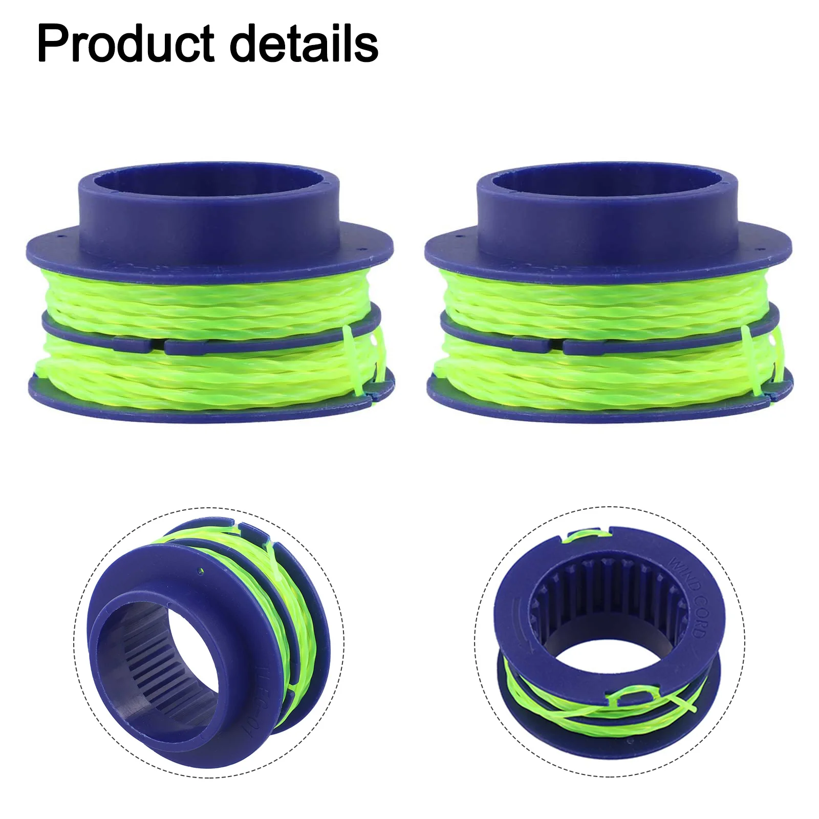 /Replacement /20ft /0.08in Spool Trimmer Line For KST 124-03 24V Max String Trimmer Grass Cutting Head Accessories