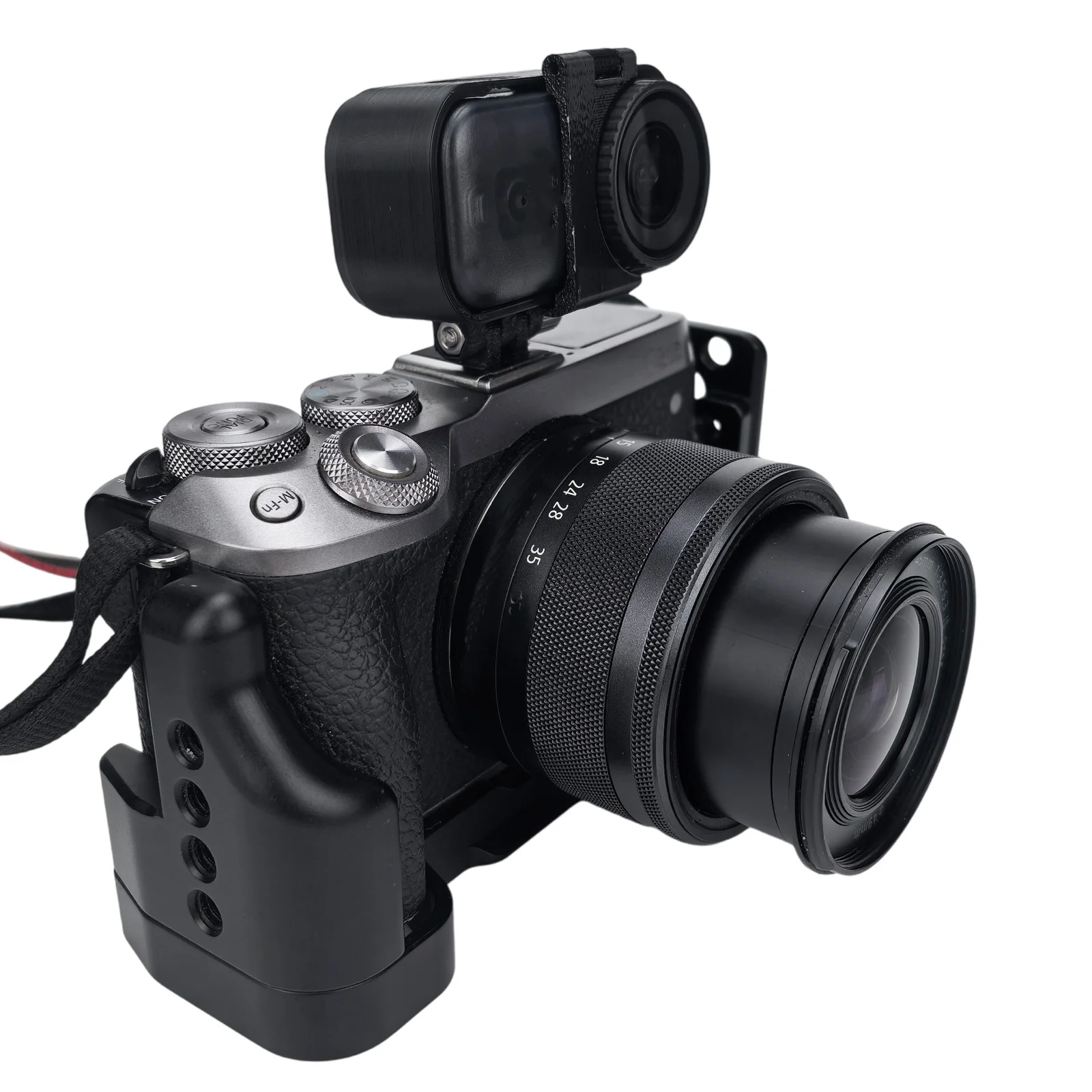 Untuk DJI OSMO NANO DSLR/Mirrorless Hot Shoe Action Camera Expansion Mounting Bracket Aksesoris