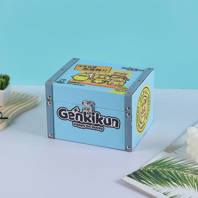 

‌Anime Duck Storage Box - Wooden Toy Organizer for Kids, Desktop Decor, Gift Idea‌