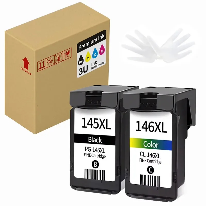 3U PG145XL CL146XL Ink Cartridge for Canon PIXMA IP2810 IP2810s TS3110 MG2410 MG2510 MG2510S MG2910 MG3010 MX491 Printer