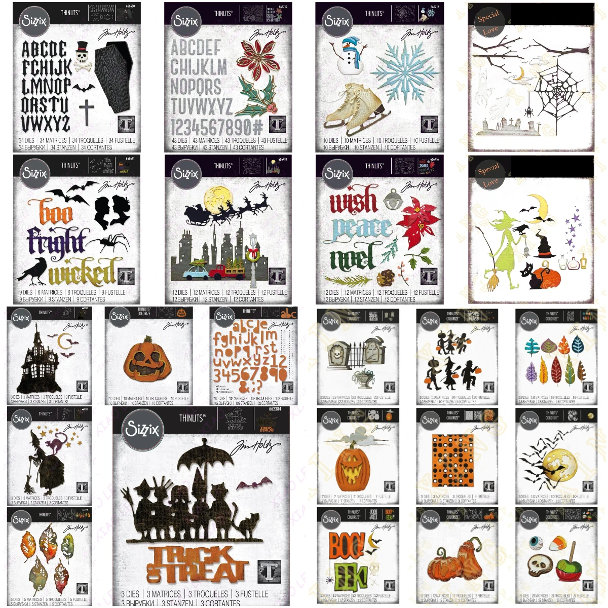 

Halloween Haunted House Trick-Or-Treat New Cutting Dies For DIY Scrapbooking Photo Cutting Die Paper Cards Embossing Decorative