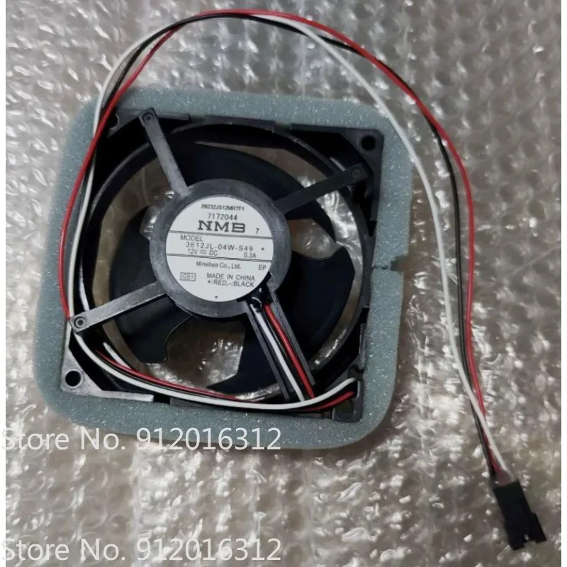

Fan NMB-MAT MODEL 3612JL-04W-S49 12V 0.3A Cooling Fan