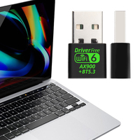 USB WiFi 6 Bluetooth-Compatible 5.3 Adapter 2in1 Dongle Dual Band 2.4/5.8GHz Wireless Network Card USB WiFi Adapter for Win11/10