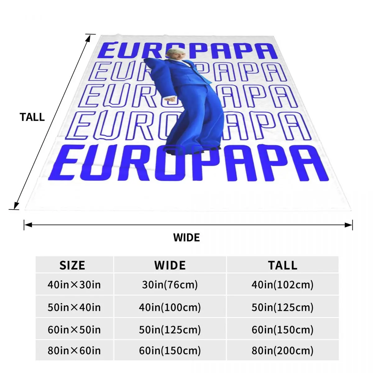 Joost-Manta de terciopelo Klein Europapa 2024, manta suave y transpirable para invierno, colcha para el hogar y el coche