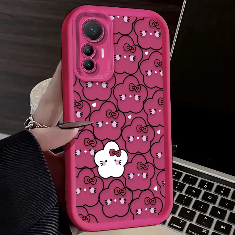 Sanrio Hello Kitty Bowknot Case for Xiaomi POCO X6 X5 X4 GT X3 NFC F3 F4 F5 F6 M5S C65 M6 Pro 4G 13T 12T 11T 13 12 11 Lite 5G NE