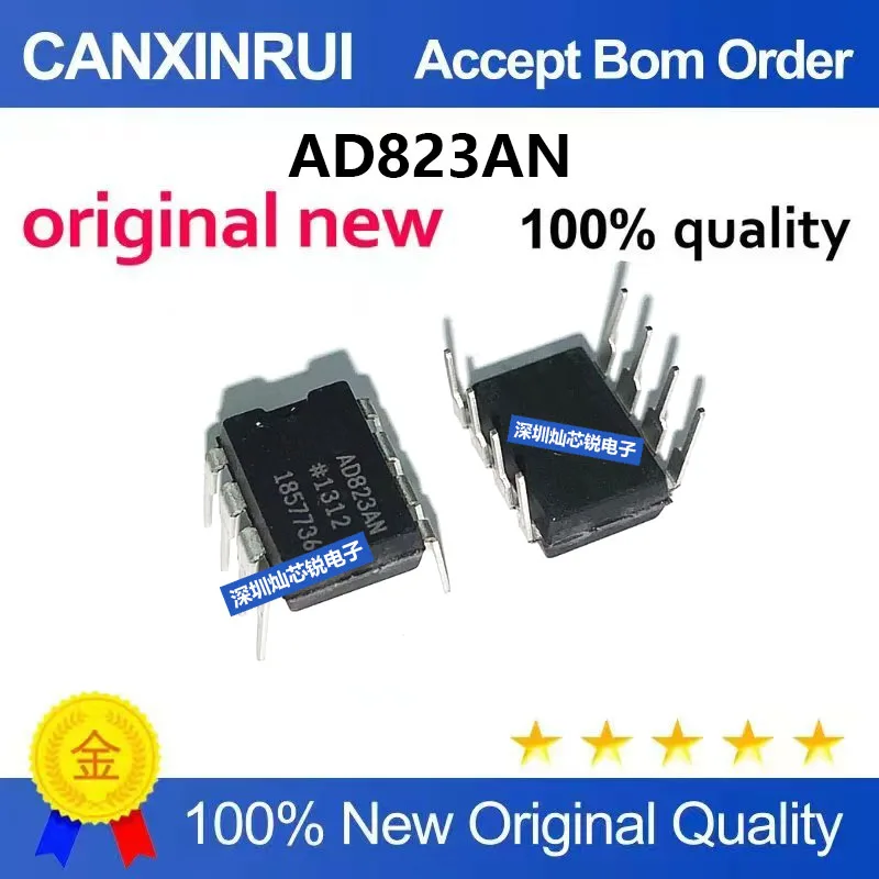 (5-100pieces)Brand new original AD823AN AD823 DIP-8 chip dual operational amplifier