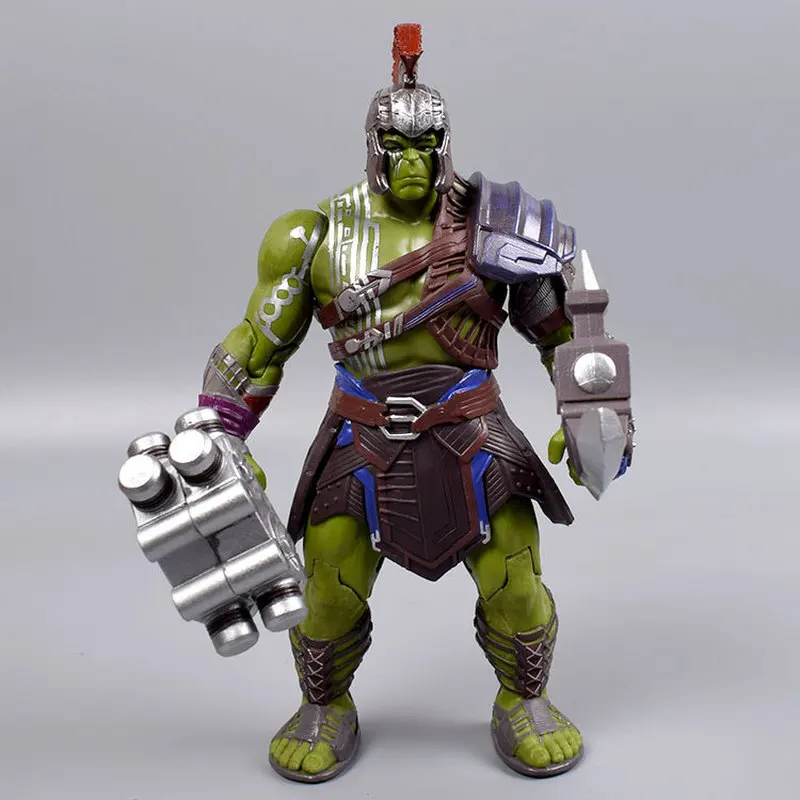 Thor：Ragnarok Hulk Action figure Toys 20cm Armour Hulk Statue Model Doll Collectible Ornaments Child Gifts With arms Accessories