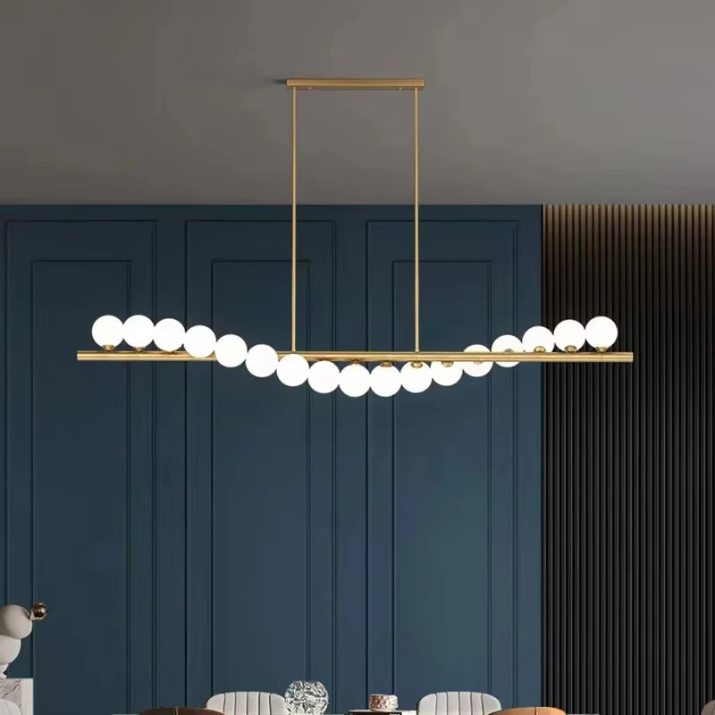 Image of Moderne LED-Pendelleuchten für Wohnzimmer, Kronleuchter für Esszimmer, Hängelampen für Innenbeleuchtung
