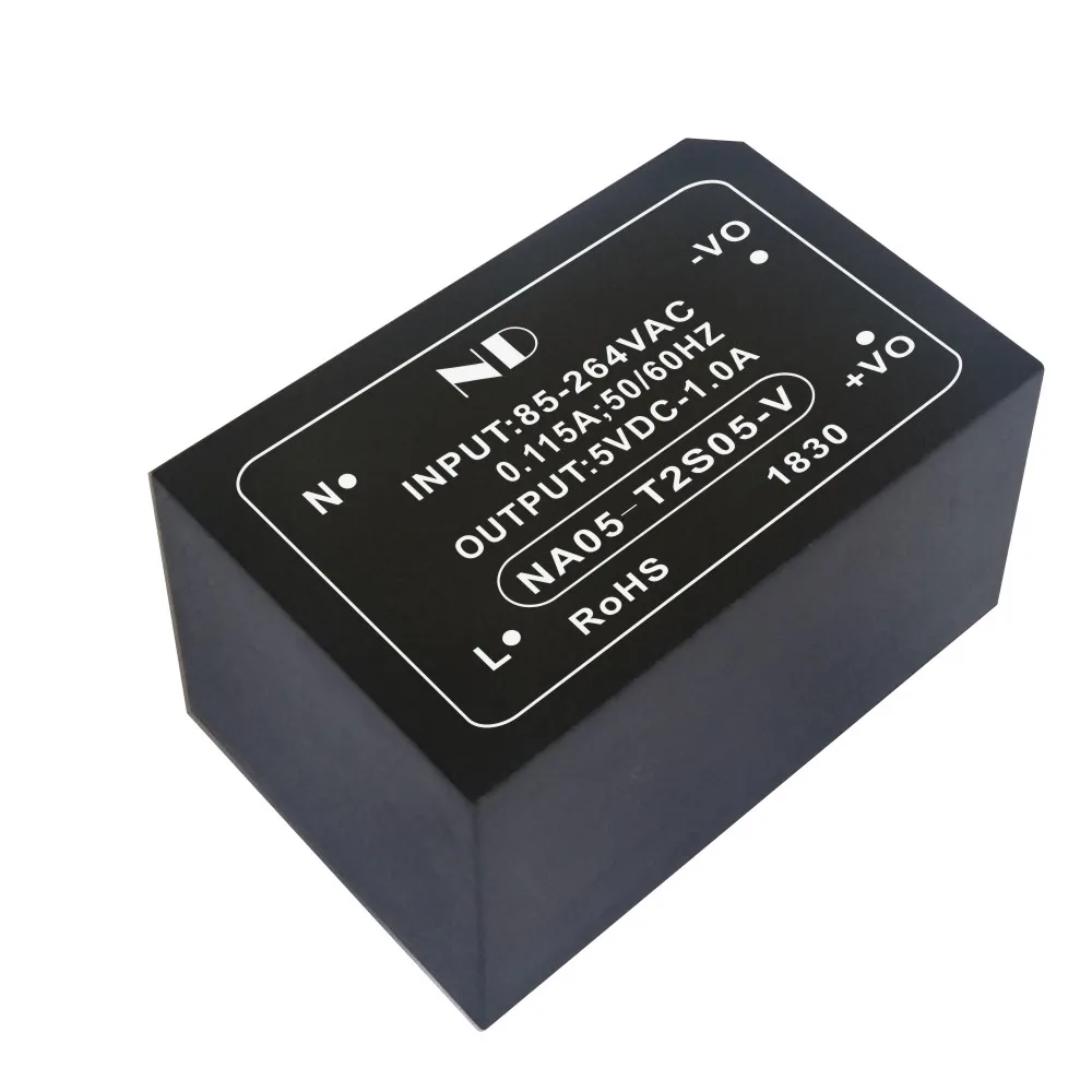 Small Size ACDC Isolation Converter 220 to 5V1A Power Module 12V24V5W NA05-T2S12-V